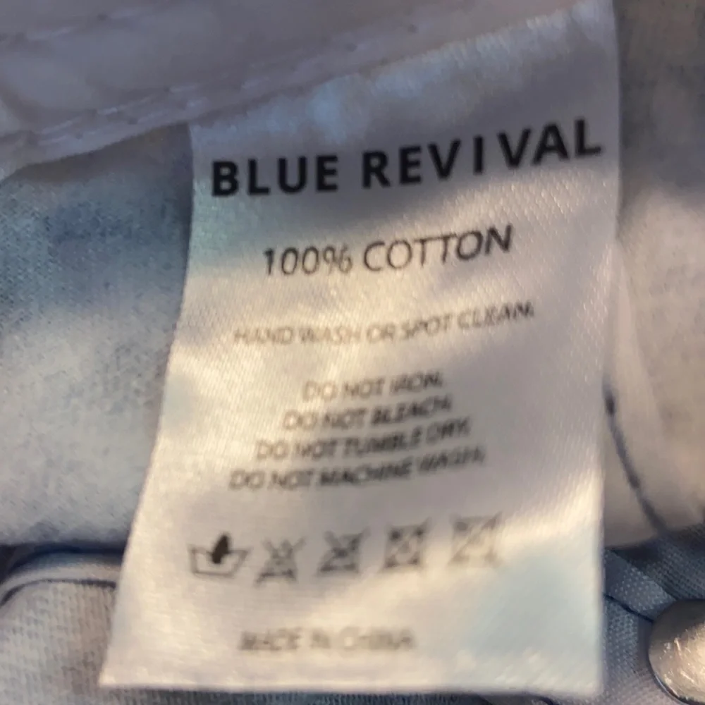 Blue Revival Ripple Baseball Hat Vintage-washed